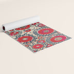 Shakhrisyabz Bokhara Uzbekistan Silk Embroidery Print Yoga Mat Gallery Image 2