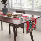 Shakhrisyabz Bokhara Uzbekistan Silk Embroidery Print Table Runner Gallery Image 2