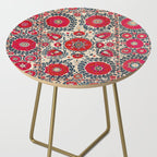 Shakhrisyabz Bokhara Uzbekistan Silk Embroidery Print Side Table Gallery Image 2