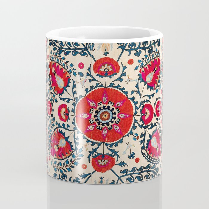 Shakhrisyabz Bokhara Uzbekistan Silk Embroidery Print Coffee Mug Gallery Image 4