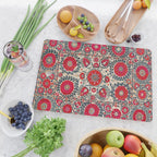 Shakhrisyabz Bokhara Uzbekistan Silk Embroidery Print Cutting Board Gallery Image 2