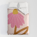 Woodland flower - pink Comforter Gallery Image 6
