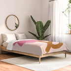 Woodland flower - pink Comforter Gallery Image 2