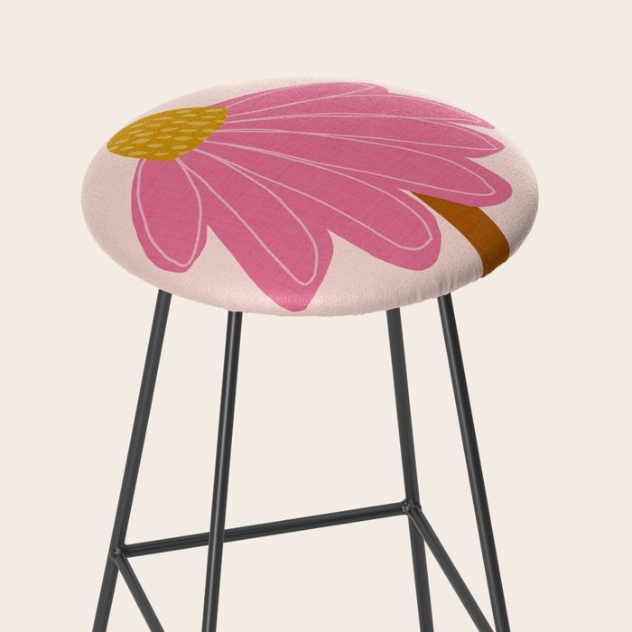Woodland flower - pink Stool Gallery Image 2