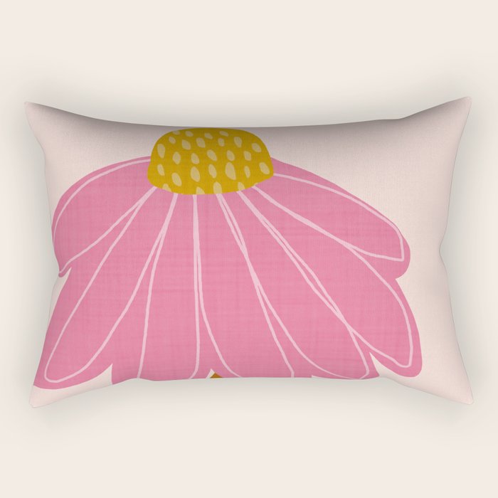 Woodland flower - pink Rectangular Pillow Gallery Image 2