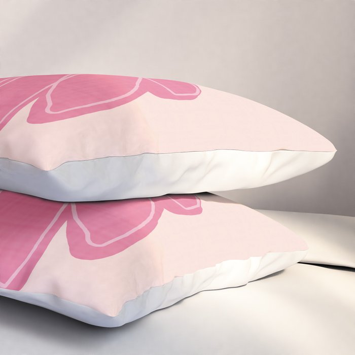 Woodland flower - pink Pillow Sham Gallery Image 3