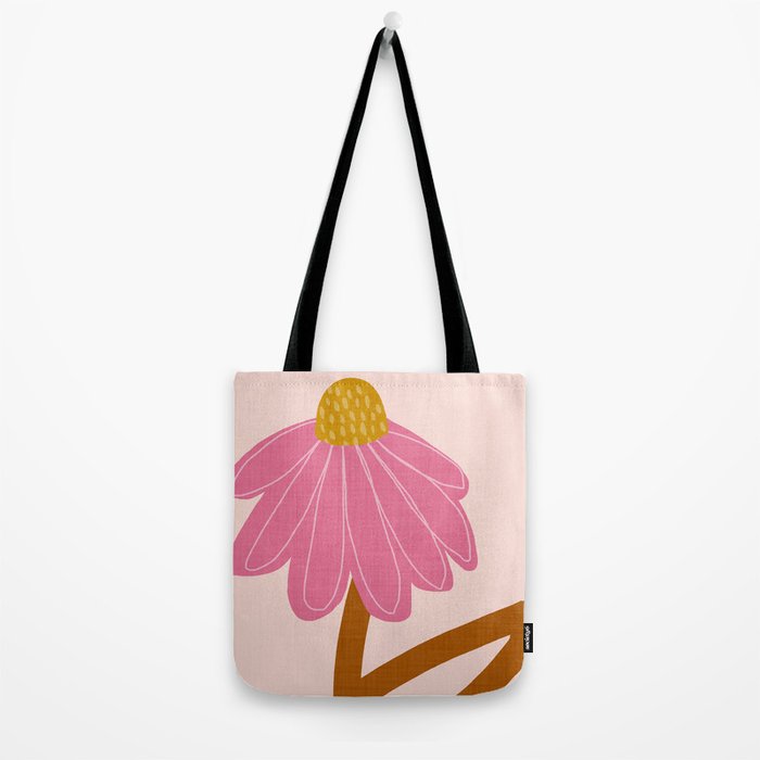 Woodland flower - pink Tote Bag Gallery Image 2