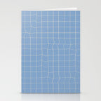 Imperfect but still happy - pencil drawn checkered pattern Stationery Card Gallery Image 2