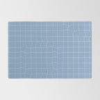 Imperfect but still happy - pencil drawn checkered pattern Rug Gallery Image 2