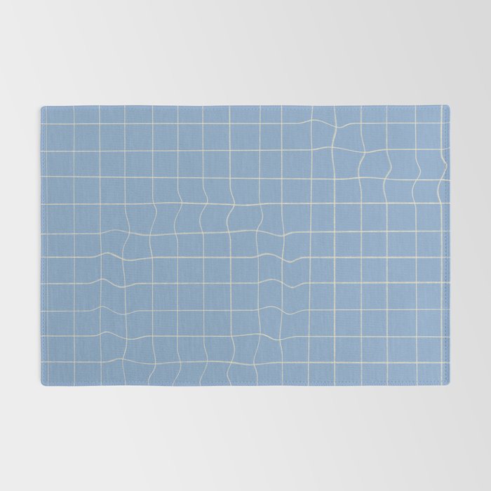 Imperfect but still happy - pencil drawn checkered pattern Rug Gallery Image 2