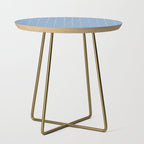 Imperfect but still happy - pencil drawn checkered pattern Side Table Gallery Image 1
