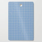 Imperfect but still happy - pencil drawn checkered pattern Cutting Board Gallery Image 1