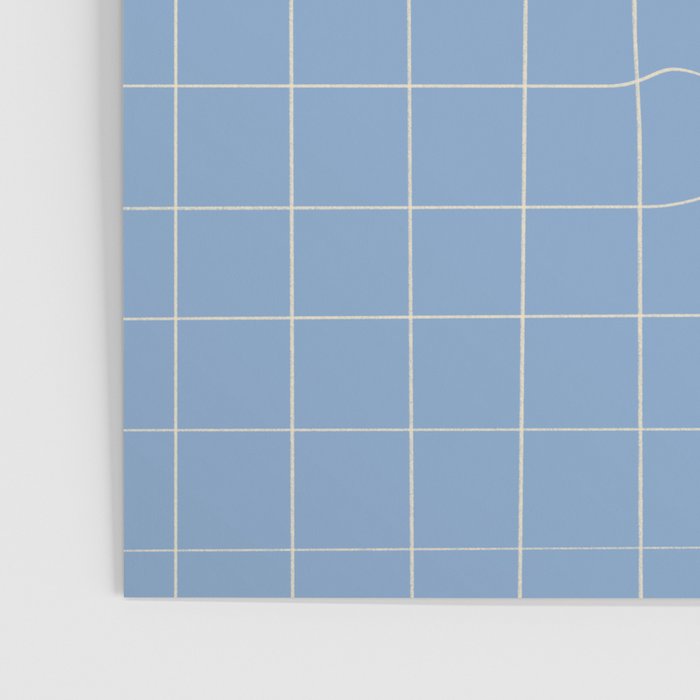 Imperfect but still happy - pencil drawn checkered pattern Poster Gallery Image 3