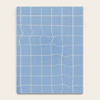 Imperfect but still happy - pencil drawn checkered pattern Notebook Gallery Image 4