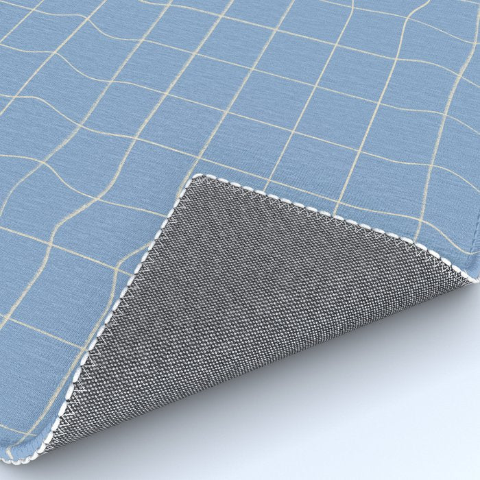 Imperfect but still happy - pencil drawn checkered pattern Rug Gallery Image 4