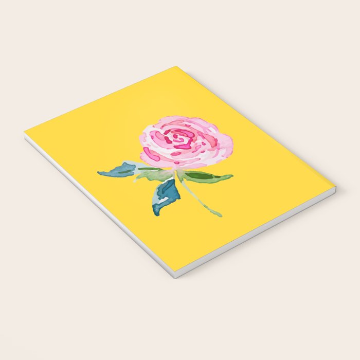 Watercolor Rose Notebook Gallery Image 3