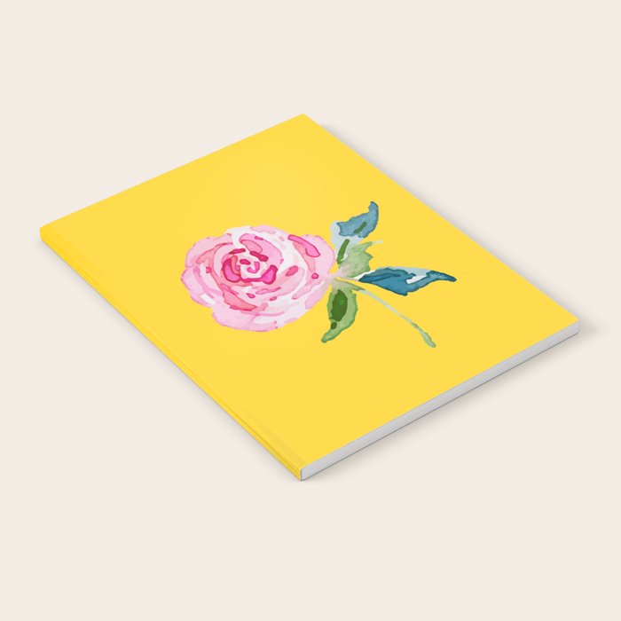 Watercolor Rose Notebook Gallery Image 2