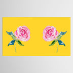Watercolor Rose Tablecloth Gallery Image 2