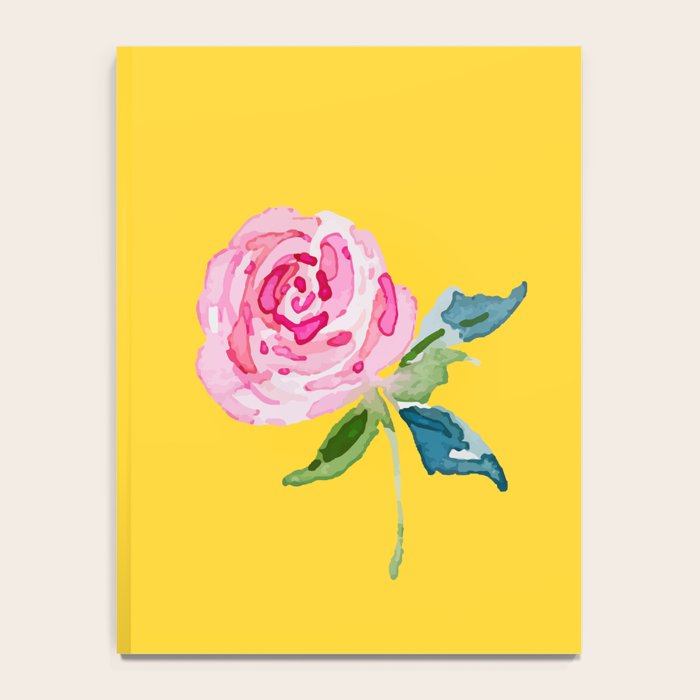 Watercolor Rose Notebook Gallery Image 4
