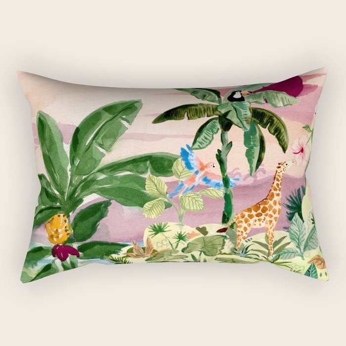 Jungle Rectangular Pillow Gallery Image 1