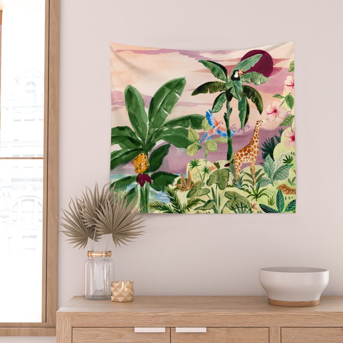 Jungle Wall Tapestry Gallery Image 2