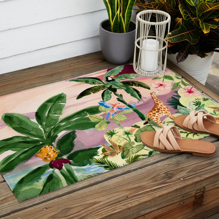 Jungle Outdoor Rug Gallery Image 2