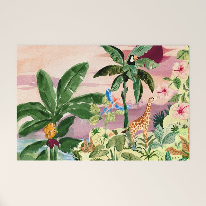 Jungle Welcome Mat Gallery Image 1