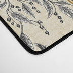 Rococo Raccoons - gold Desk Mat Gallery Image 4