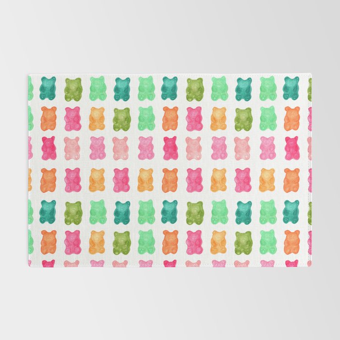 Gummy Bears Colorful Candy Rug Gallery Image 2
