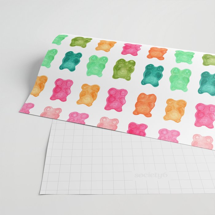 Gummy Bears Colorful Candy Wrapping Paper Gallery Image 2
