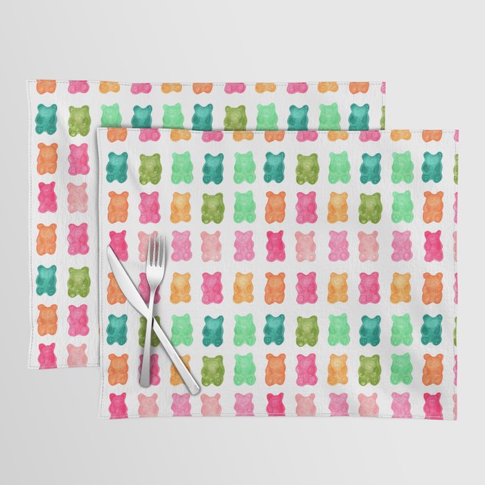 Gummy Bears Colorful Candy Placemat Gallery Image 1