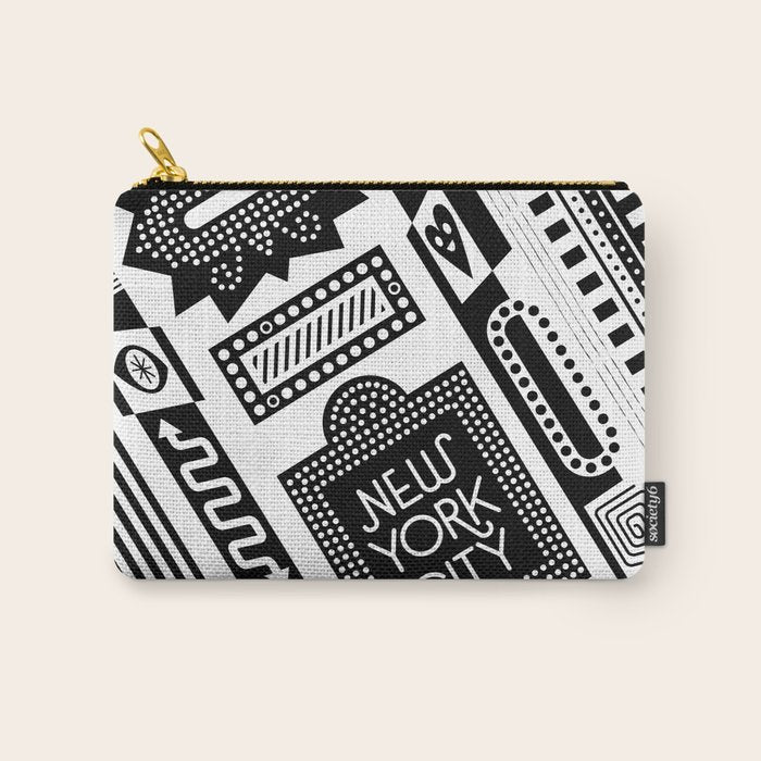 Downtown NYC Carry All Pouch Gallery Image 1