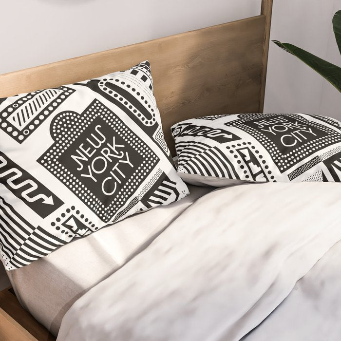 Downtown NYC Pillow Sham Gallery Image 2