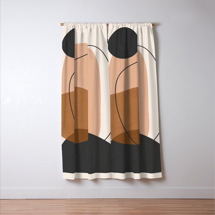 Minimal Abstract Art 12 Window Curtain Gallery Image 3