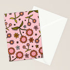 Cherry Flower Print Stationery Card Gallery Image 2