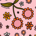 Cherry Flower Print Coffee Mug Gallery Image 2