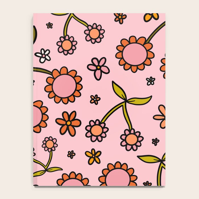Cherry Flower Print Notebook Gallery Image 4
