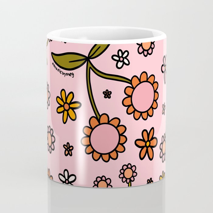 Cherry Flower Print Coffee Mug Gallery Image 4