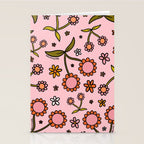 Cherry Flower Print Stationery Card Gallery Image 2