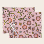 Cherry Flower Print Placemat Gallery Image 1