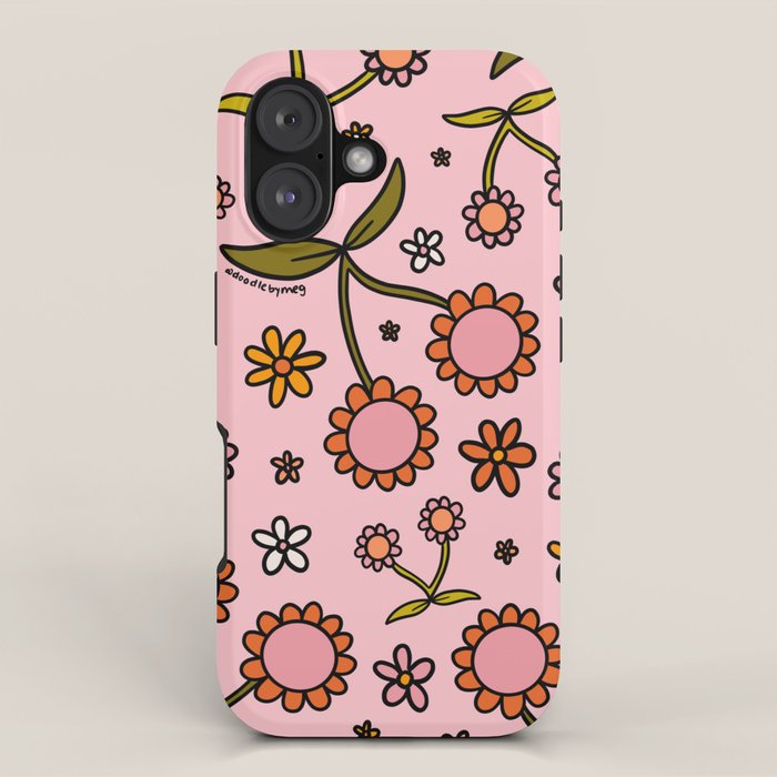 Cherry Flower Print iPhone Case Gallery Image 1
