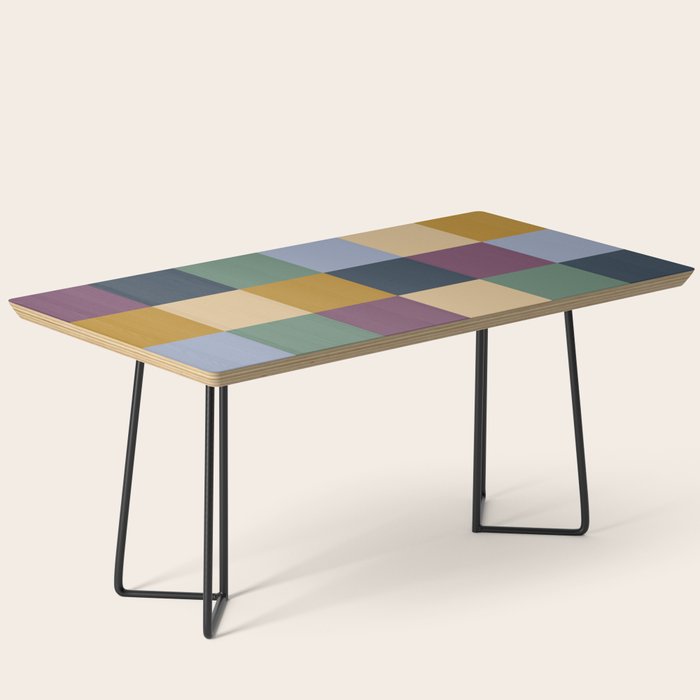 Bold Retro Checks Pattern - Large XIV Coffee Table Gallery Image 1