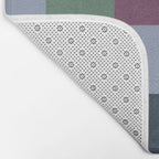 Bold Retro Checks Pattern - Large XIV Bath Mat Gallery Image 2