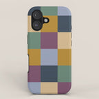 Bold Retro Checks Pattern - Large XIV iPhone Case Gallery Image 1