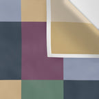 Bold Retro Checks Pattern - Large XIV Wall Tapestry Gallery Image 3