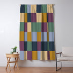 Bold Retro Checks Pattern - Large XIV Window Curtain Gallery Image 5