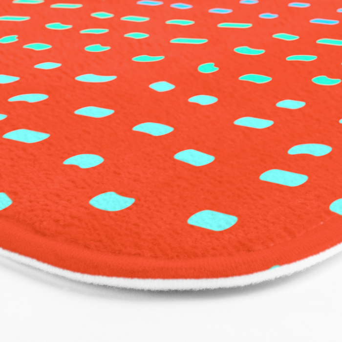 Fiesta at Festival - Orange Bath Mat Gallery Image 3