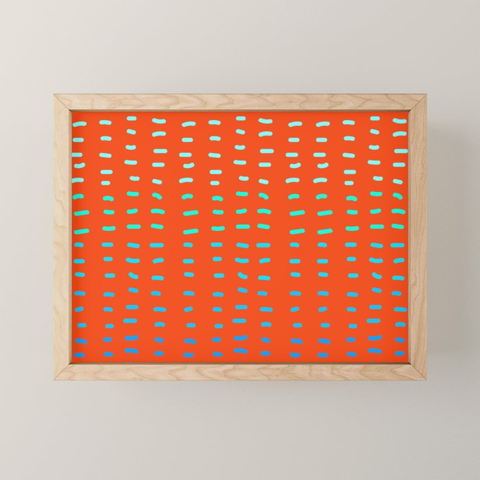 Fiesta at Festival - Orange Mini Art Print Gallery Image 1
