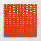 Fiesta at Festival - Orange Wood Wall Art Gallery Image 1