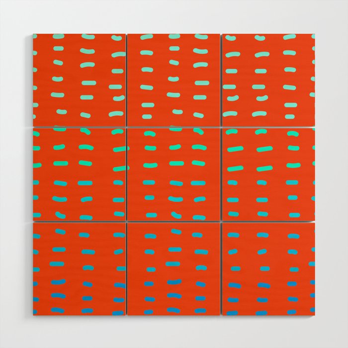 Fiesta at Festival - Orange Wood Wall Art Gallery Image 1